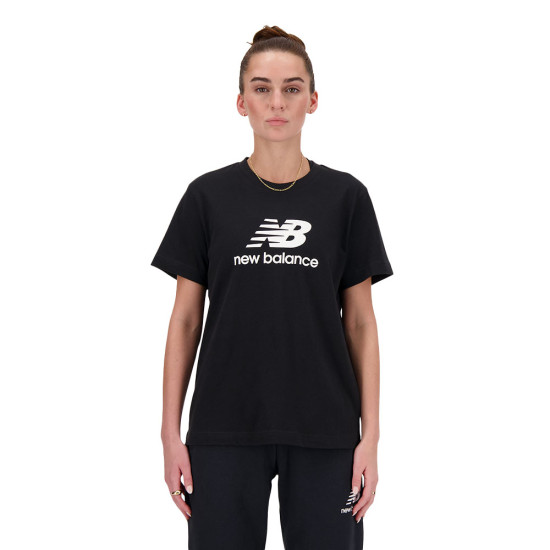 New Balance Γυναικεία κοντομάνικη μπλούζα Jersey Stacked Logo T-Shirt